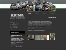 Tablet Screenshot of ak-ma.pl
